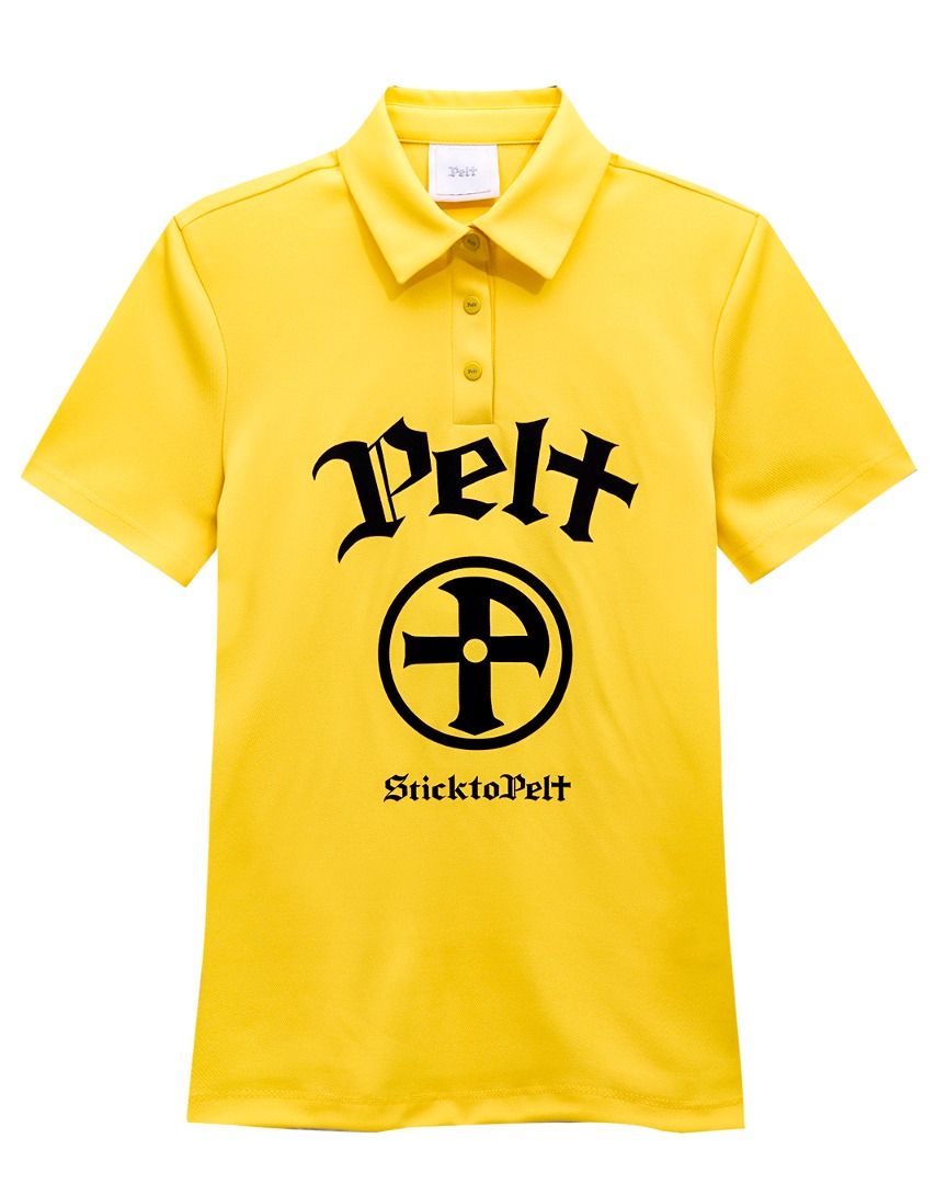 펠트 아크 엠블럼 베이직 PK 셔츠 : 남성용 옐로우 (PA3TSM031YE)
