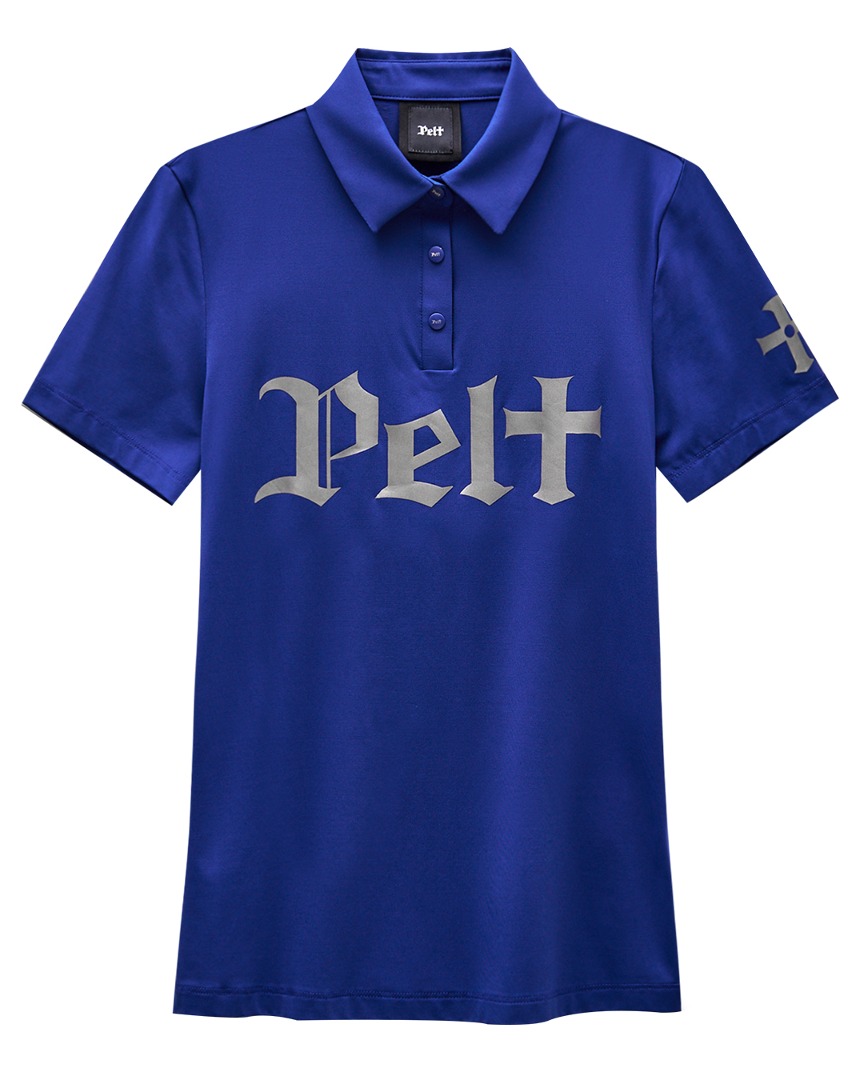 펠트 실버 로고 베이직 PK 셔츠 : 남성용 블루 (PA2TSM007BL)