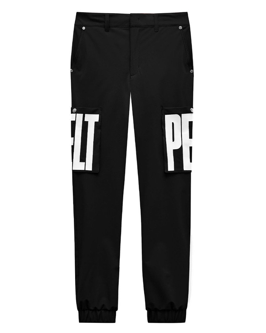 Basic Logo Pocket Jogger Pants : Men&#039;s Black (PA2PTM107BK)