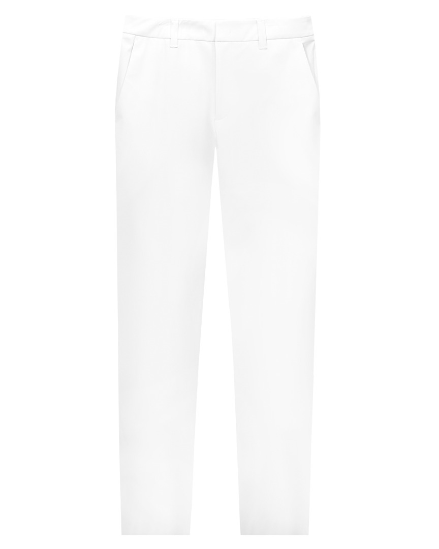 Plain Logo Straight Pants : Men&#039;s White (PA2PTM102WH)