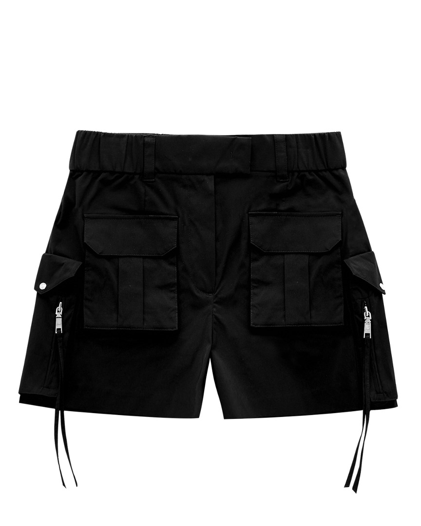 Gothic Logo Cargo Short Pants : Women&#039;s Black (PA3PSF024BK)
