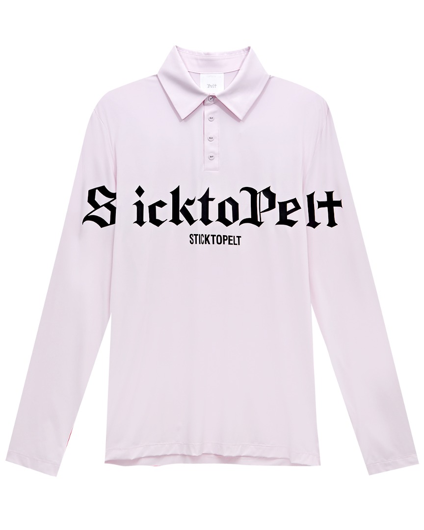 Stick to P Slogan Basic PK Sleeve : Men&#039;s Light Pink (PB1TLM012LP)