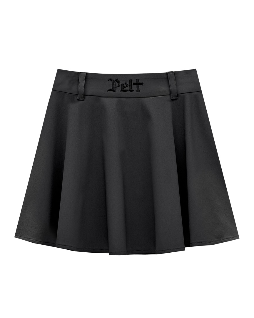 Plain Logo Flare Skirt : Dark Grey (PA3SKF042DG)
