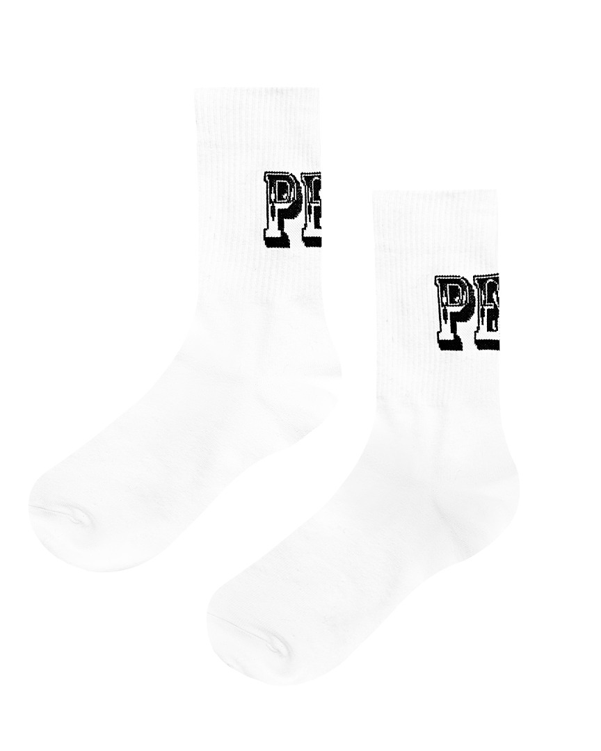 Capa Basic Socks :  Women&#039;s White (PA0GSF104WH)