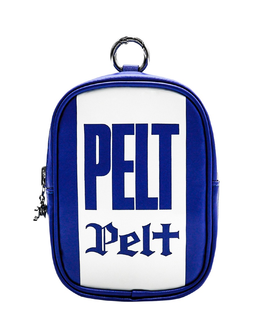 PELT Haus Logo Mini Ball Pouch : Blue (PA0GAU208BL)