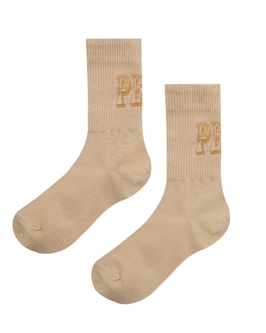 Capa Basic Socks :  Women&#039;s Beige (PA0GSF104BE)